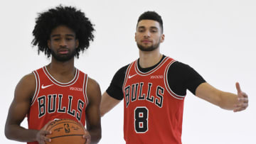 Coby White, Zach LaVine, Chicago Bulls Mandatory Credit: David Banks-USA TODAY Sports
