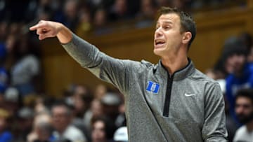 Duke Blue Devils head coach Jon Scheyer. Mandatory Credit: Rob Kinnan-USA TODAY Sports