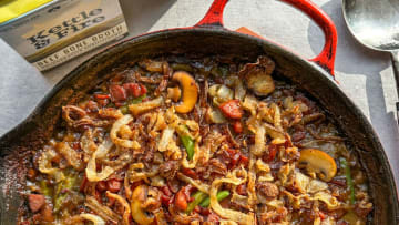 Kettle and Fire uses in a Green Bean Casserole recipe, photo provided by Kettle and Fire