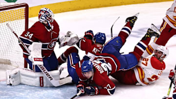 Apr 16, 2021; Montreal, Quebec, CAN; Montreal Canadiens Jake Allen Mandatory Credit: Jean-Yves Ahern-USA TODAY Sports
