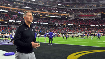 Jan 9, 2023; Inglewood, CA, USA; Southern California Trojans head coach Lincoln Riley walks the field before the CFP national championship game between the TCU Horned Frogs and the Georgia Bulldogs at SoFi Stadium. Mandatory Credit: Jayne Kamin-Oncea-USA TODAY Sports