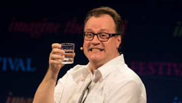HAY-ON-WYE, WALES - MAY 29: Russell T Davies, Welsh television producer and screenwriter whose work includes the 2005 revival of Doctor Who, during the 2016 Hay Festival on May 29, 2016 in Hay-on-Wye, Wales. The Hay Festival is an annual festival of literature and arts now in its 29th year. (Photo by Matthew Horwood/Getty Images)