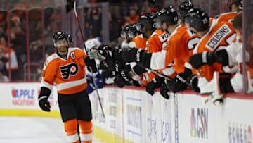 PHILADELPHIA, PA - JANUARY 12: Claude Giroux