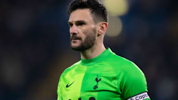 LONDON, ENGLAND - JANUARY 23: Tottenham Hotspur goalkeeper Hugo Lloris during the Premier League match between Chelsea and Tottenham Hotspur at Stamford Bridge on January 23, 2022 in London, England. (Photo by Visionhaus/Getty Images)