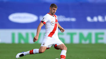 LONDON, ENGLAND - SEPTEMBER 12: Jack Stephens of Southampton in action during the Premier League match between Crystal Palace and Southampton at Selhurst Park on September 12, 2020 in London, England. (Photo by Richard Heathcote/Getty Images)