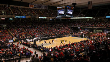 BALTIMORE, MD - DECEMBER 19: A general view as the Princeton Tigers play the Maryland Terrapins during the second half at Royal Farms Arena on December 19, 2015 in Baltimore, Maryland. The Maryland Terrapins won, 82-61.(Photo by Patrick Smith/Getty Images)