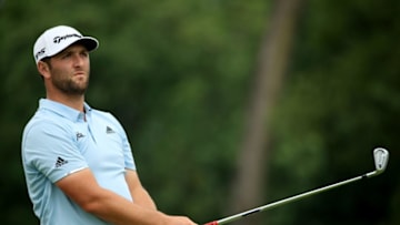 MEDINAH, ILLINOIS - AUGUST 17: Jon Rahm of Spain plays his shot from the second tee during the third round of the BMW Championship at Medinah Country Club No. 3 on August 17, 2019 in Medinah, Illinois. (Photo by Andrew Redington/Getty Images)