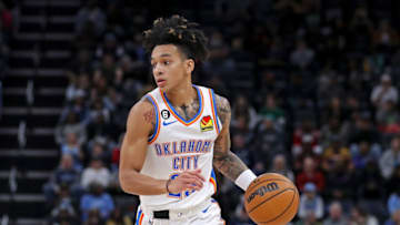 Tre Mann #23 of the Oklahoma City Thunder (Photo by Justin Ford/Getty Images)