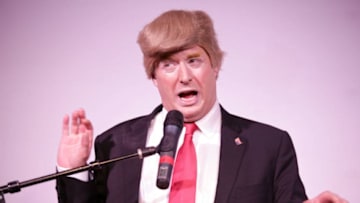 AUSTIN, TX - MARCH 14: Actor Anthony Atamanuik performs onstage at UCB presents Trump Dump during the 2016 SXSW Music, Film Interactive Festival at The Hideout on March 14, 2016 in Austin, Texas. (Photo by Heather Kennedy/Getty Images for SXSW)