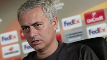 MANCHESTER, ENGLAND - NOVEMBER 23: Manager Jose Mourinho of Manchester United speaks during a press conference at Aon Training Complex on November 23, 2016 in Manchester, England. (Photo by John Peters/Man Utd via Getty Images)
