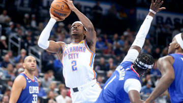 Shai Gilgeous-Alexander #2 of the OKC Thunder (Photo by Ian Maule/Getty Images)