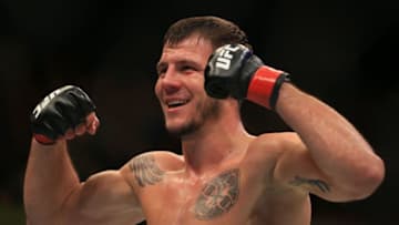 ATLANTA, GA - JULY 30: Nikita Krylov of the Ukraine celebrates after his knockout victory over Ed Herman in their light heavyweight bout during the UFC 201 event on July 30, 2016 at Philips Arena in Atlanta, Georgia. (Photo by Daniel Shirey/Zuffa LLC/Zuffa LLC via Getty Images)