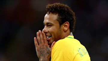 LONDON, ENGLAND - NOVEMBER 14: Neymar of Brazil during the International Friendly match between England and Brazil at Wembley Stadium on November 14, 2017 in London, England. (Photo by Clive Rose/Getty Images)