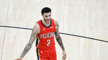 Lonzo Ball #2 of the New Orleans Pelicans (Photo by Alex Goodlett/Getty Images)