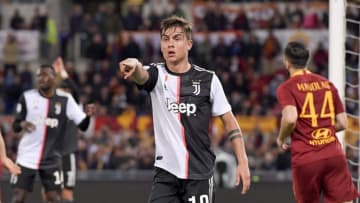 ROME, ITALY - MAY 12: Juventus player Paulo Dybala during the Serie A match between AS Roma and Juventus at Stadio Olimpico on May 12, 2019 in Rome, Italy. (Photo by Daniele Badolato - Juventus FC/Juventus FC via Getty Images)