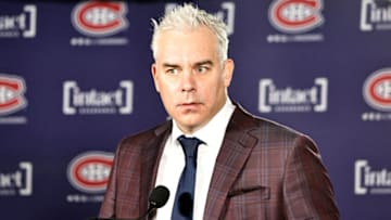 Nov 29, 2021; Montreal, Quebec, CAN; Montreal Canadiens head coach Dominique Ducharme. Mandatory Credit: Jean-Yves Ahern-USA TODAY Sports
