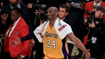 LOS ANGELES, CA - APRIL 13: Kobe Bryant