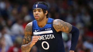D'Angelo Russell of the Minnesota Timberwolves. (Photo by Jonathan Bachman/Getty Images)