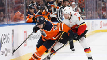 EDMONTON, AB - JANUARY 25: Leon Draisaitl