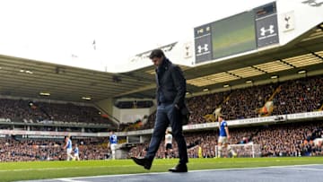 LONDON, ENGLAND - MARCH 05: Mauricio Pochettino, Manager of Tottenham Hotspur looks on from the touchline during the Premier League match between Tottenham Hotspur and Everton at White Hart Lane on March 5, 2017 in London, England. (Photo by Dan Mullan/Getty Images)