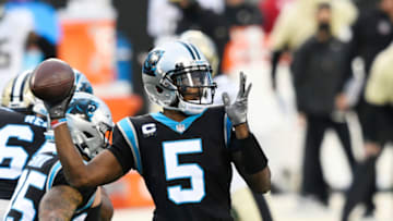 Carolina Panthers QB Teddy Bridgewater. Mandatory Credit: Bob Donnan-USA TODAY Sports