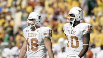 Vince Young, Texas Football Mandatory Credit: Photo by Tim Heitman-USA TODAY Sports (c) Copyright 2005 Tim Heitman