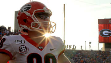 Rodrigo Blankenship #98 of the Georgia Bulldogs (Photo by Mike Ehrmann/Getty Images)