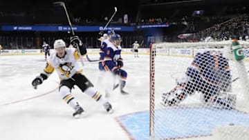 Jake Guentzel #59 of the Pittsburgh Penguins. (Photo by Bruce Bennett/Getty Images)