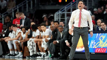 Cincinnati Bearcats head coach Wes Miller against UCF Knights at Fifth Third Arena. The Enquirer.