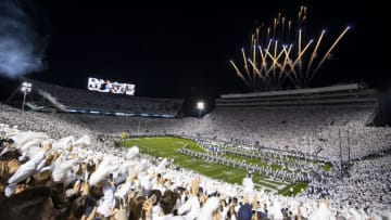 UNIVERSITY PARK, PA - OCTOBER 19: General view before the white out game between the Penn State Nittany Lions and the Michigan Wolverines on October 19, 2019 at Beaver Stadium in University Park, Pennsylvania. Penn State defeats Michigan 28-21. (Photo by Brett Carlsen/Getty Images)