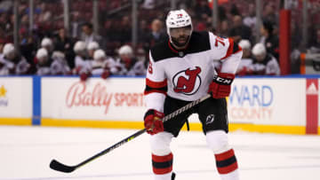 New Jersey Devils defenseman P.K. Subban (76): (Jasen Vinlove-USA TODAY Sports)