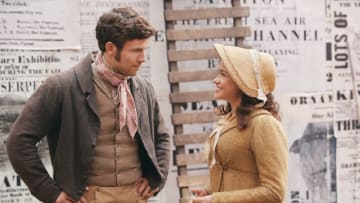 MASTERPIECESanditonShown from left to right: Leo Suter as Young Stringer and Rose Williams as Charlotte HeywoodFor editorial use only.Photographer: Simon Ridgway/© Red Planet Pictures / ITV 2019