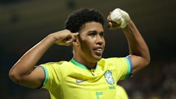 Brazil and Chelsea's Andrey Santos (Photo by JUAN PABLO PINO/AFP via Getty Images)