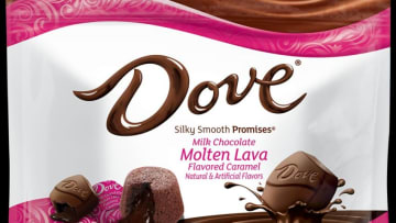 DOVE Milk Chocolate Molten Lava Caramel PROMISES, photo provided by DOVE