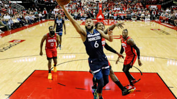 Jordan McLaughlin of the Minnesota Timberwolves. (Photo by Tim Warner/Getty Images)
