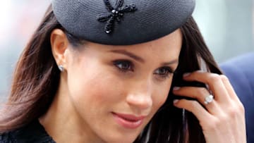 LONDON, UNITED KINGDOM - APRIL 25: (EMBARGOED FOR PUBLICATION IN UK NEWSPAPERS UNTIL 24 HOURS AFTER CREATE DATE AND TIME) Meghan Markle attends an Anzac Day Service of Commemoration and Thanksgiving at Westminster Abbey on April 25, 2018 in London, England. Anzac Day commemorates members of the Australian and New Zealand Army Corps who died during the Gallipoli landings of 1915. (Photo by Max Mumby/Indigo/Getty Images)