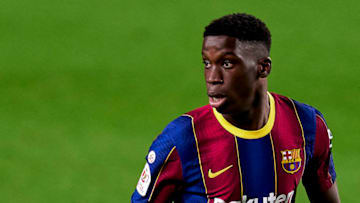Ilaix Moriba of Barcelona (Photo by Pedro Salado/Quality Sport Images/Getty Images)
