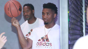 BEIJING, CHINA - JUNE 15: NBA player Donovan Mitchell of the Utah Jazz attends Adidas ¡®Republic of Sports¡¯ event opening ceremony on June 15, 2018 in Beijing, China. (Photo by VCG/VCG via Getty Images)