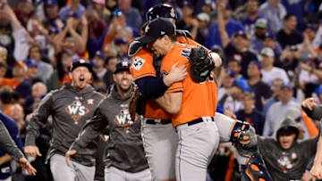 LOS ANGELES, CA - NOVEMBER 01: Charlie Morton #50 of the Houston Astros (Photo by Harry How/Getty Images)