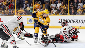 NASHVILLE, TN - APRIL 20: Johnny Oduya