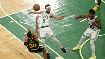 ClutchPoints feels the Boston Celtics need to trade Derrick White and Marcus Smart (Photo by Winslow Townson/Getty Images)