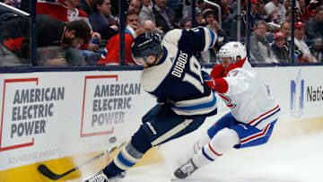 COLUMBUS, OH - NOVEMBER 19: Pierre-Luc Dubois (Photo by Kirk Irwin/Getty Images)