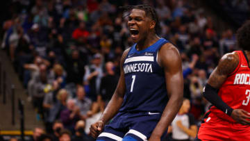 Anthony Edwards of the Minnesota Timberwolves. (Photo by Harrison Barden/Getty Images)