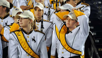 SAN DIEGO, CA - DECEMBER 21: Members of the Wyoming Cowboys band react after Cowboys quarterback Josh Allen (17) threw an interception in the fourth quarter against the BYU Cougars during the Poinsettia Bowl, on December 21, 2016, played at Qualcomm Stadium in San Diego, CA. (Photo by John Cordes/Icon Sportswire via Getty Images)