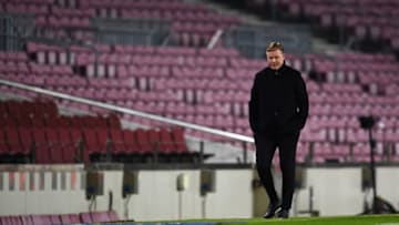 Barcelona manager Ronald Koeman. (Photo by David Ramos/Getty Images)