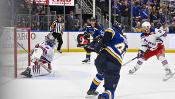 St. Louis Blues right wing Kasperi Kapanen (42)Mandatory Credit: Jeff Curry-USA TODAY Sports