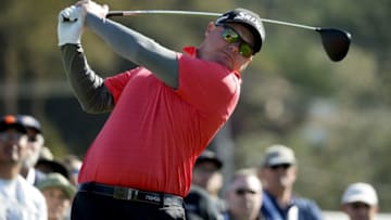 PEBBLE BEACH, CA - FEBRUARY 11: Ted Potter Jr. plays his shot from the third tee during the Final Round of the AT&T Pebble Beach Pro-Am (Photo by Jeff Gross/Getty Images)