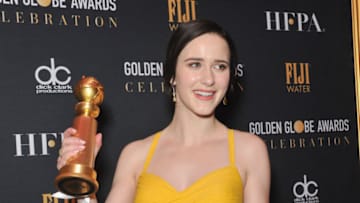 BEVERLY HILLS, CA - JANUARY 06: Rachel Brosnahan, winner of Best Performance by an Actress in a Television Series - Musical or Comedy for 'The Marvelous Mrs. Maisel,' attends the official viewing and after party of The Golden Globe Awards hosted by The Hollywood Foreign Press Association at The Beverly Hilton Hotel on January 6, 2019 in Beverly Hills, California. (Photo by Rachel Luna/Getty Images)