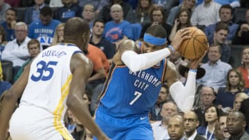OKLAHOMA CITY, OK - NOVEMBER 22: Carmelo Anthony