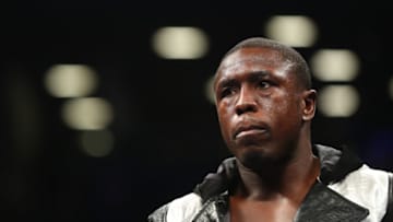 NEW YORK, NY - APRIL 22: Andre Berto looks on against Shawn Porter during their WBC welterweight eliminator bout at the Barclays Center on April 22, 2017 in New York City. (Photo by Al Bello/Getty Images)
